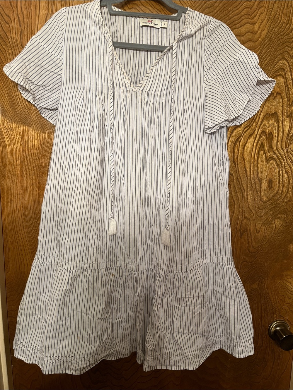 6 Vineyard Vines Striped mini dress in Blue & White